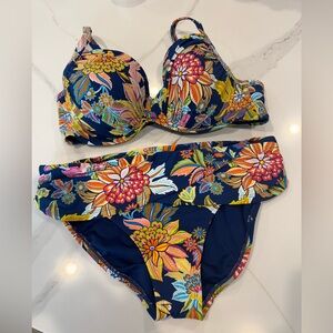 Bleu Rod Beattie Floral Bikini - Multicolor